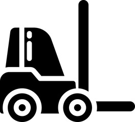 Forklift Glyph Icon