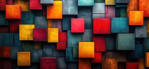 Colorful Plastic Building Blocks Abstract Design Background for Children and Games