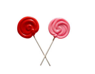 lollipop isolated on white background