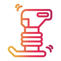 rammer Line Gradient Icon