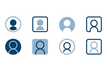 プロフィールアイコンのイラストセット