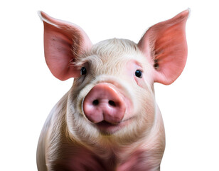 pig isolated on transparent background