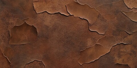 Textured deep brown paper background with torn edges in a seamless square pattern ideal for tiling high resolution for diverse applications
