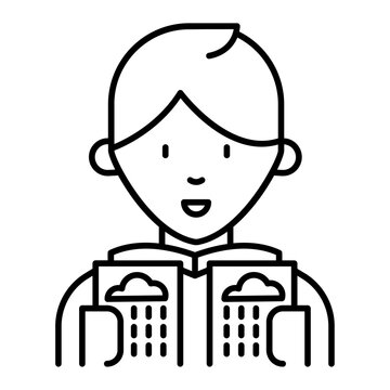 person reading weather forecast clip art preview