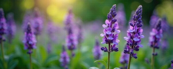 Delicate lavender flowers blooming on Plectranthus Mona foliage, plectranthus, flower, purple