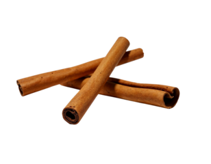 cinnamon sticks isolated on white background