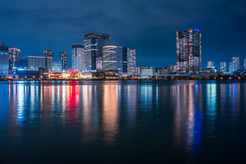 Obraz premium 晴海夜景