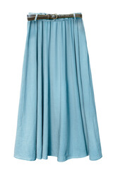 Linen skirt isolated