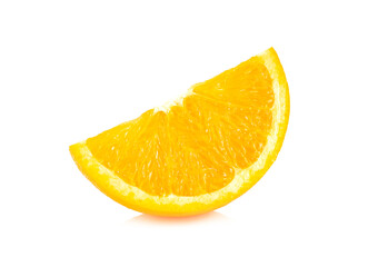 fresh orange isolated on white background