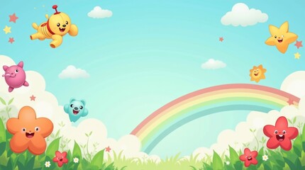 Whimsical Fantasy World of Cute Creatures  