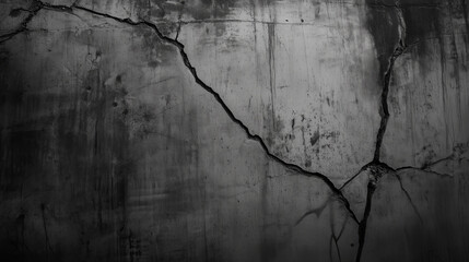 Abstract Textured Dark Cracked Surface
