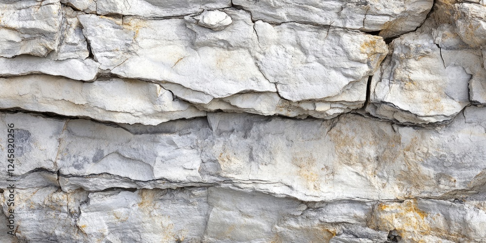 Poster textured gray and beige rock surface with layered patterns and subtle weathering details, showcasing