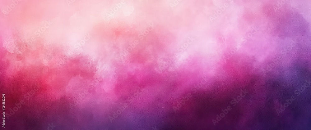 Poster soft pastel gradient abstract watercolor background with cloudy sky and gentle texture