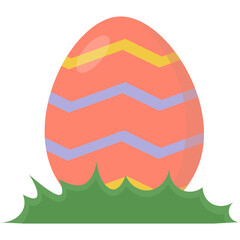 Easter Egg on Grass 