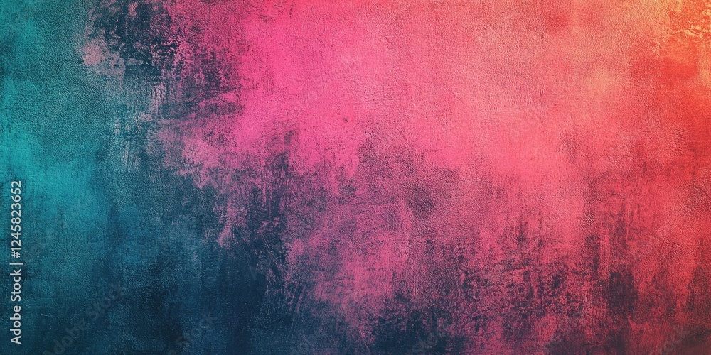 Poster abstract textured background featuring a gradient blend of deep blue and vibrant pink tones, with so