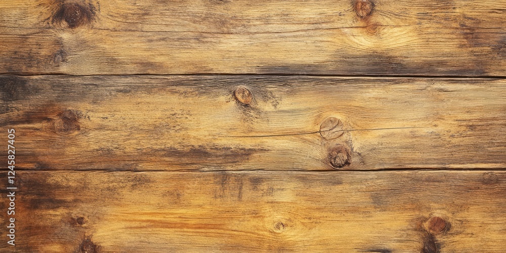 Aufkleber textured light brown wooden background with visible knots and scratches in a horizontal layout ideal