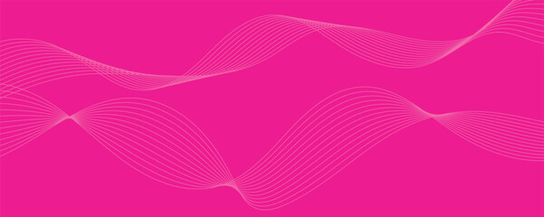 Abstract Pink Wave Background with Modern Design