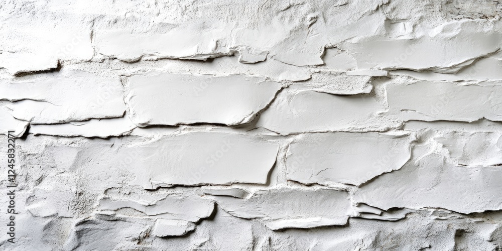 Poster textured white wall background with irregular plaster patterns creating depth ideal for overlaying c