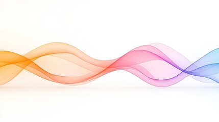 Abstract flowing waves in vibrant colors creating a smooth gradient effect, suitable for backgrounds