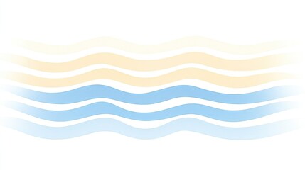 Abstract waves in soft pastel colors representing calm water and tranquility
