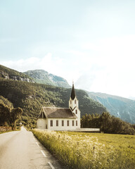 Church in the alps