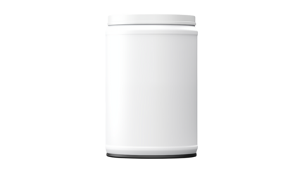 Blank White Container for Branding and Product Design Ideal for Packaging Solutions and Labels