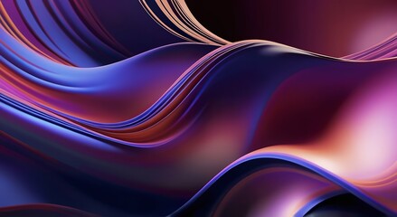 Fototapeta premium diseño digital de ondas 3d. fondo abstracto