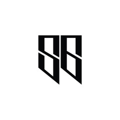 SG monogram logo design letter text name symbol monochrome logotype alphabet character simple logo