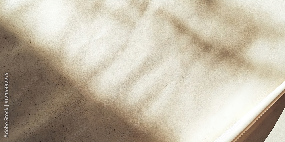 Aufkleber soft beige textured paper background with gentle shadows creating a warm, nostalgic ambiance in the 