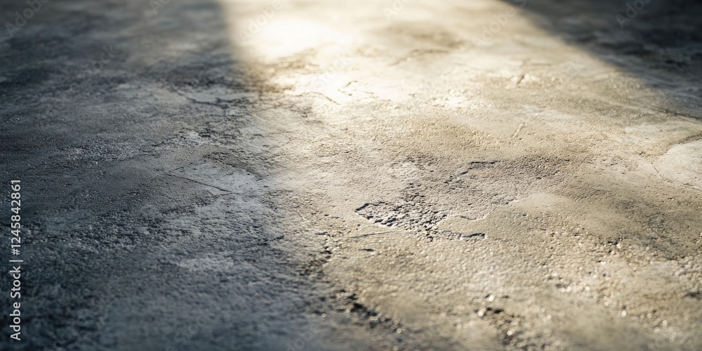 Poster textured concrete surface illuminated by soft light creating subtle shadows and highlights in shades