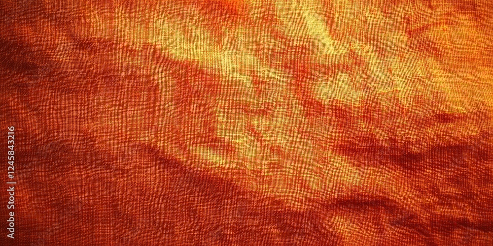 Fototapete textured orange linen background with subtle ripples and depth ideal for design projects showcasing 