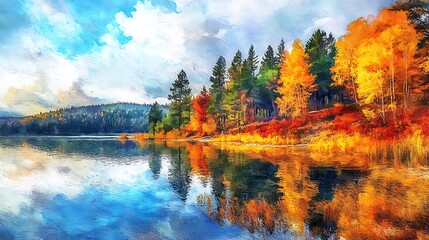 Obraz premium Unconventional artistic strokes exploring deep red black and white emotion image