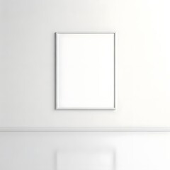 Blank Poster in Fashion Studio