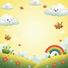 Whimsical Fantasy World of Cute Creatures  