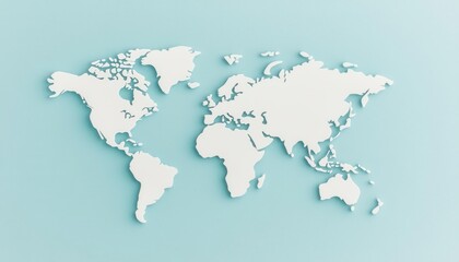 Obraz premium market potential opportunities pricing. Global opportunity map showing emerging trends in pricing and market demand, symbolizing expansion potential