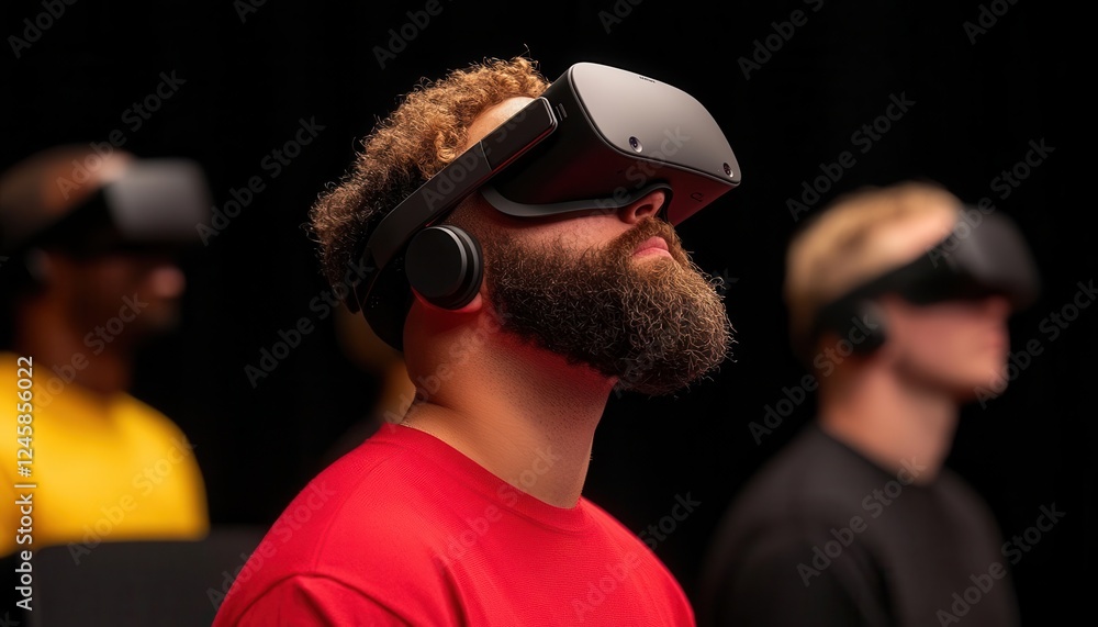 Poster virtual events collaboration future. mixed-reality virtual stages enabling participants to interact 