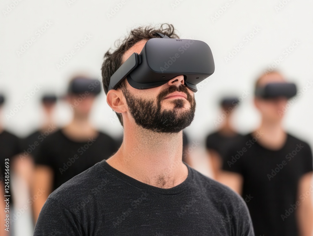 Poster virtual events engagement innovation. vr-powered event spaces where attendees engage in immersive wo
