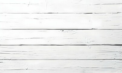 Naklejka premium Textured White Wooden Planks with Distressed Finish for Background