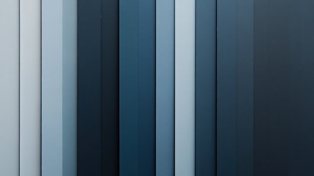 Gradient of muted blue and slate gray with sleek modern minimalist design and vertical stripes