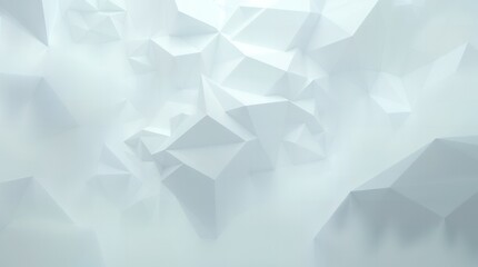 Obraz premium Soft-Focused Geometric Background with White and Light Gray Triangles