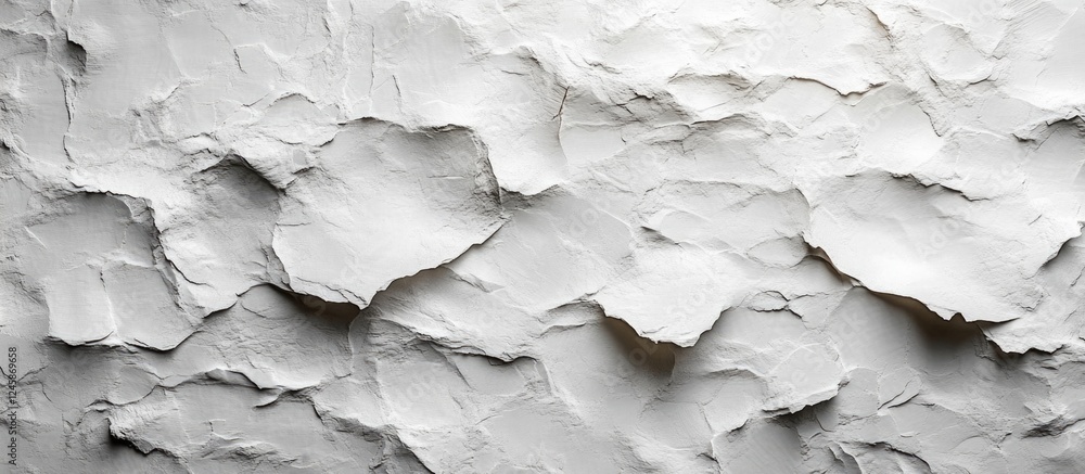 Poster textured white background with layered, irregular paper-like surface creating a subtle and elegant a