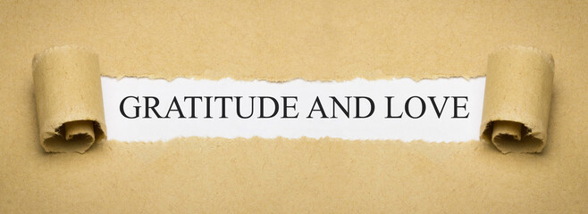 Gratitude and Love