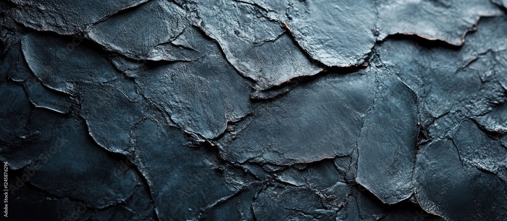 Aufkleber textured dark grey abstract background with layered rough plastic surface creating a modern artistic