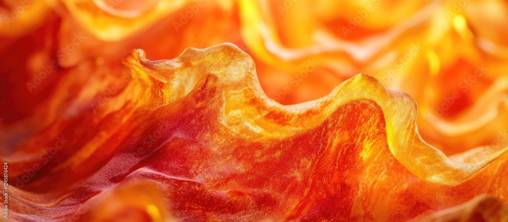 Aufkleber warm abstract patterns of flames in vibrant orange and red tones creates a dynamic and energetic bac
