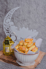 Kastengel or Dutch version of kaasstengels is Indonesian cheese stick or cheese cookies. its popular cookies that Indonesian household will have during a festive celebration. selected focus