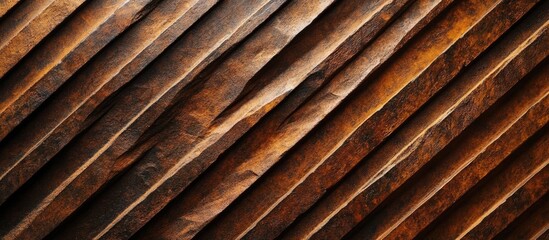 Abstract wood texture with carved horizontal lines and diagonal gouges creating a unique and visually striking pattern in warm tones.