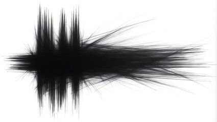Obraz premium Abstract Representation of Sound Waves - Exploring Perception - Ideal for Art Exhibitions or Music Events