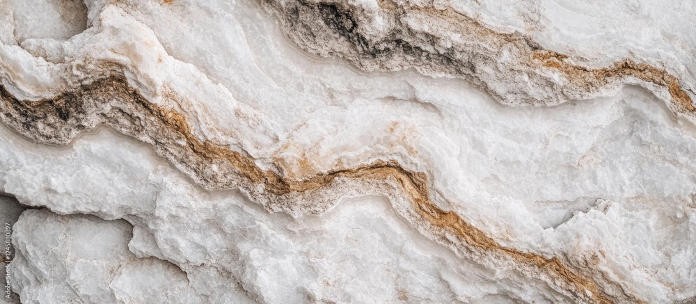 Aufkleber white limestone marble texture with subtle beige veining ideal for elegant design projects and backg