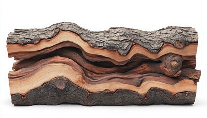 Artistic Wooden Sculpture Displaying Natural Textures and Unique Grain Patterns for Creative Interior Decor and Artistic Inspiration