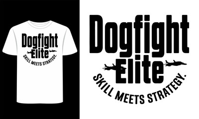 Jet Fighters & Athletic Vector T-Shirt Graphic